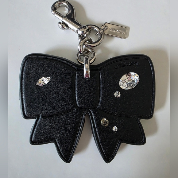 Coach Mollie Satchel Crossbody Bow Print + Authentic Coach Leather Bow Charm - Picture 14 of 16